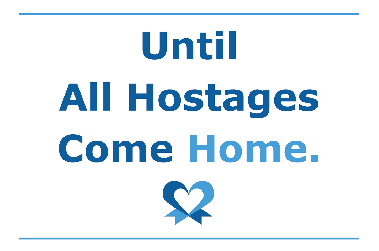 Blue Ribbons Lawn Sign