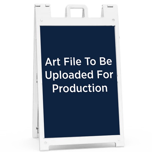 A Frame - SIGN ONLY 24x36 (order 2 if 2 sides to A Frame needed)